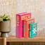 Medium Orange Capri Book Box, 8.5x6.5x2.2