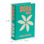 Small Teal Bora Bora Book Box, 6.5x4.5x1.6