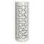 White Cutout Ceramic Vase, 24"