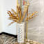 White Cutout Ceramic Vase, 24"