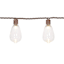 30-Count LED Edison String Light with Brown Wire