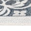 (E308) Cobalt New Zealand Kenton Border Area Rug, 8x10