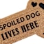 Spoiled Dog Printed Coir Mat, 18x30