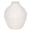 White Woven Textured Vase, 12"