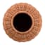 Short Natural Rattan Decorative Vase, 13.6x10.8