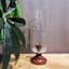 Brown Resin & Glass Taper Candle Holder, 12"