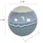 Blue Aqua Reactive Ceramic Sphere, 4"