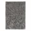 (D628) Silky Shag Grey Area Rug, 5x7