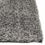 (D628) Silky Shag Grey Area Rug, 5x7