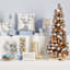 16-Count Silver Mix Shatterproof Ornaments, 70mm