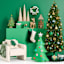 Classic Christmas Green Velvet Tree Skirt, 48"
