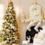 Gold Glittered Star Ornament, 8"