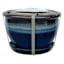 Set of 3 Blue Bella Outdoor Planter with Saucer