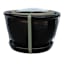 Set of 3 Brown Bella Outdoor Planter with Saucer