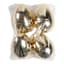 Set Of 4 Plastic Gold Eggs