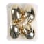 Set Of 4 Plastic Gold Eggs