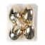 Set Of 4 Plastic Gold Eggs