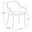 Honeybloom Destin Dining Chair, Cognac