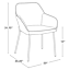 Destin Dining Chair, Brown