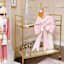 Pink Polyester Ribbon Bow Wall Decor, 16x25