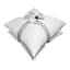 Crosby St. 2-Pack White Waffle Throw Pillows, 18"