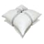 Crosby St. 2-Pack White Waffle Throw Pillows, 24"