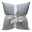 Crosby St. 2-Pack Grey Waffle Throw Pillows, 18"