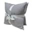 Crosby St. 2-Pack Grey Waffle Throw Pillows, 18"