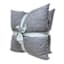 Crosby St. 2-Pack Grey Waffle Throw Pillows, 24"