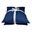 Crosby St. 2-Pack Navy Blue Waffle Pillows, 24"