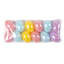 Set of 12 Iridescent Pastel Plastic Easter Eggs