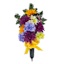 Patriotic Assorted Mixed Floral Memorial Vase, 24"