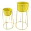 Nala Yellow Planter Stand, Medium