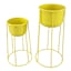 Nala Yellow Planter Stand, Small