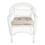 Tahiti Beige Outdoor Wicker Seat Cushion