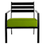 Lime Green Canvas Outdoor Deep Seat Cushion