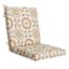 Medallion Sandstone Hinged Outdoor Cushion