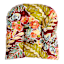 Tropical Cherry Outdoor Wicker Seat Cushion
