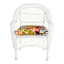Tropical Cherry Outdoor Wicker Seat Cushion
