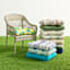 Tropical Cherry Outdoor Wicker Seat Cushion