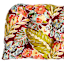 Tropical Cherry Outdoor Wicker Settee Cushion
