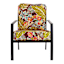 Tropical Cherry Outdoor Tufted Back Cushion