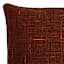Rust Solid Woven Outdoor Throw Pillow, 18"