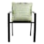 Providence Light Green Solid Woven with Fringe Outdoor Throw Pillow, 18"