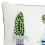 Providence Potted Shrubs Woven Lumbar Outdoor Throw Pillow, 14x20