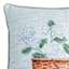 Providence Hydrangea Basket Woven Outdoor Pillow, 18"