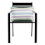 Purple & Green Stripe Woven Lumbar Outdoor Throw Pillow, 14x20