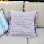 Providence Lavender Solid Woven with Fringe Outdoor Throw Pillow, 18"