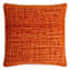 Terracotta Solid Woven Outdoor Throw Pillow, 18"