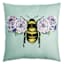 Providence Bee Flower Outdoor Throw Pillow, 18"